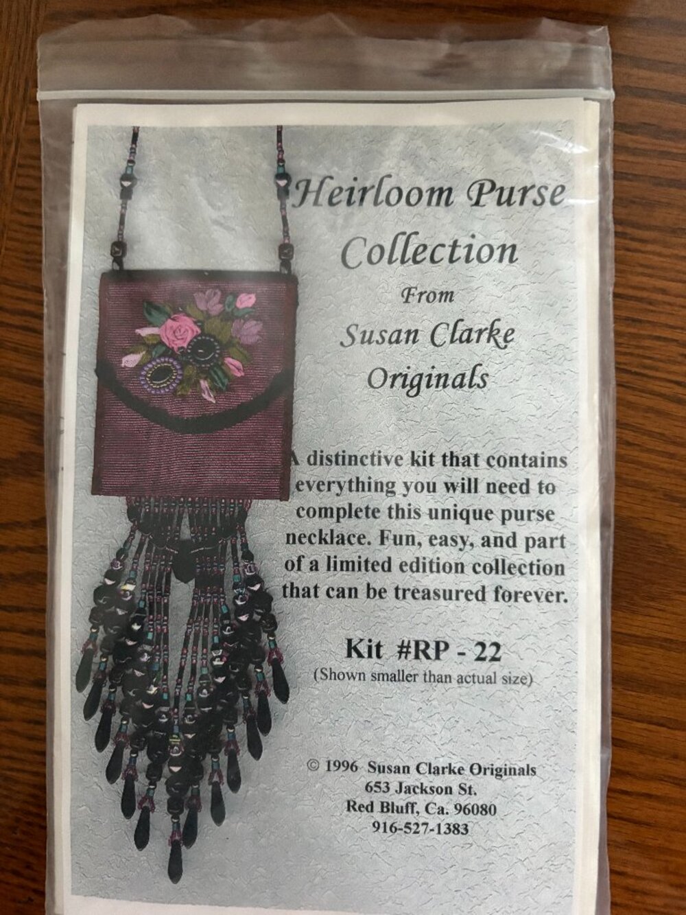 Heirloom purse necklace kit